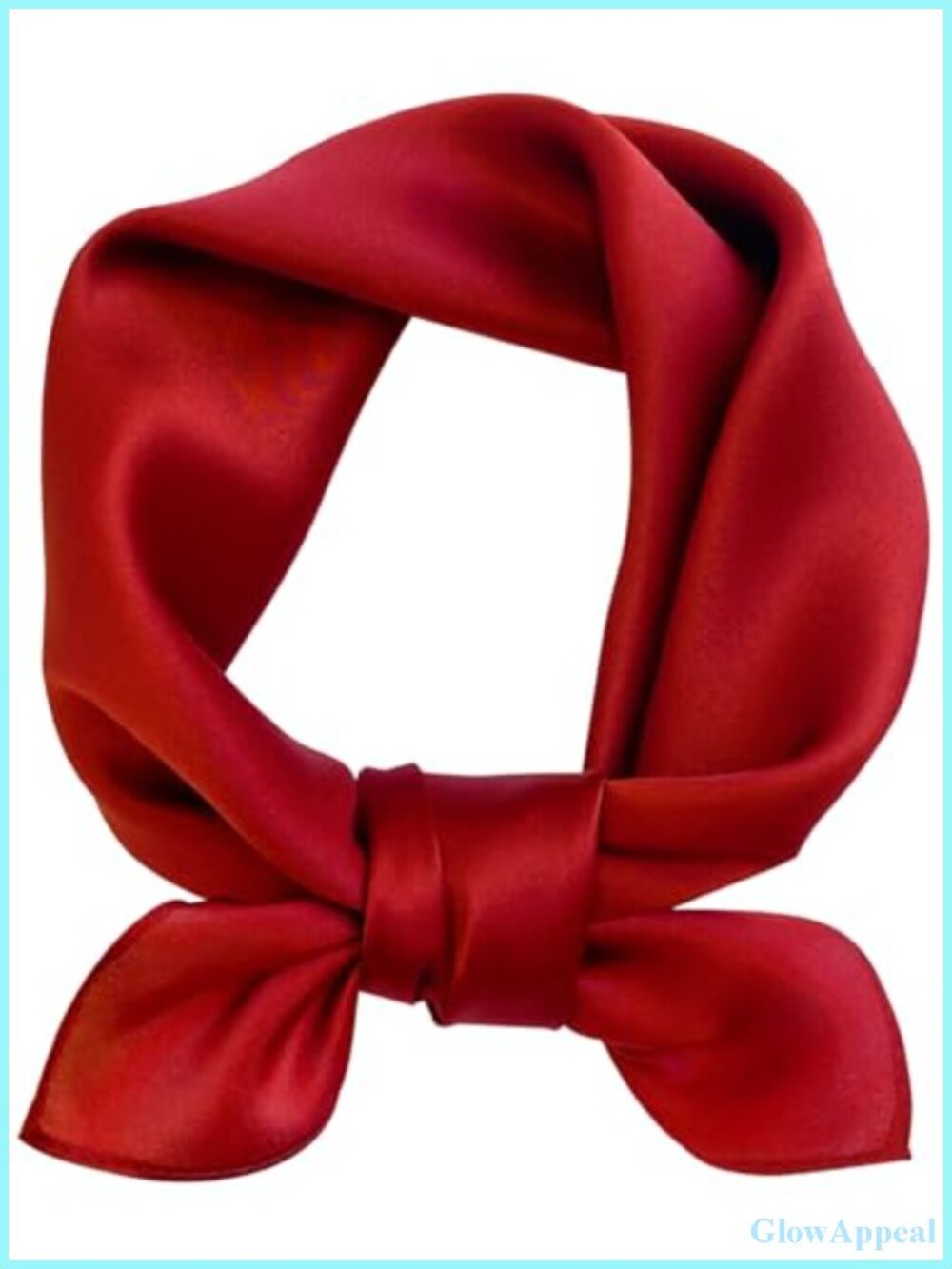 Women's Satin Square Scarf - 60x60cm Silk Handkerchief Hair Headband Bag Purse